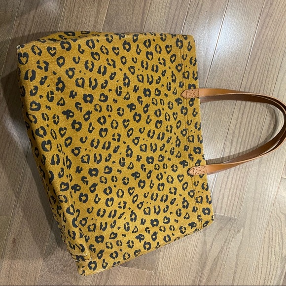 Madewell The Canvas Transport Tote in Leopard - Picture 9 of 15